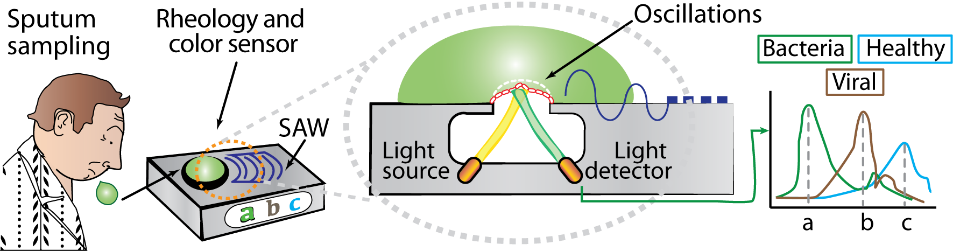 Visualisatie onderzoek met microsensor bij COPD